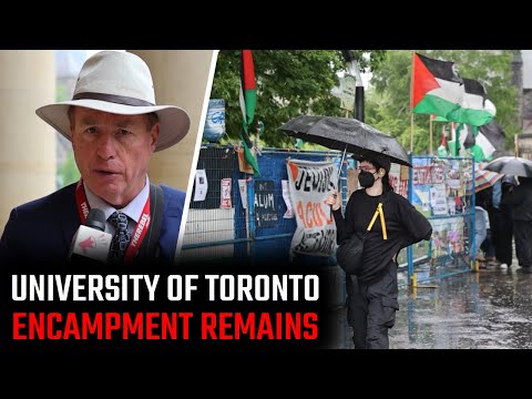 UNIVERSITY OF TORONTO: Pro-Hamas squatters ignore police order to vacate the illegal encampment known as “Little Gaza”