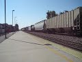BNSF #7693 leads very slow S/B manifest with BEST lash-up!!!
