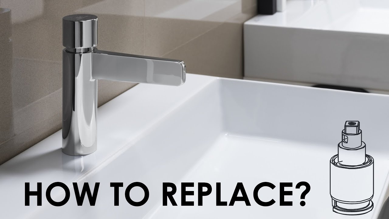 Replace the cartridge of the PURE LINE mixer tap. Noken