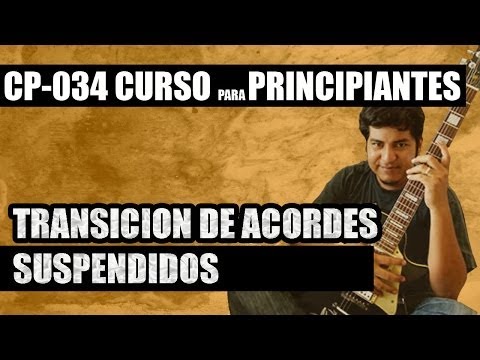 Transicion de acordes suspendidos