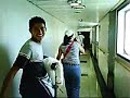 en el barco