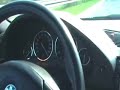 E38 BMW 740i top speed on GPS.