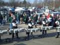 Spartan Marching Band Drum Line performs on WJR