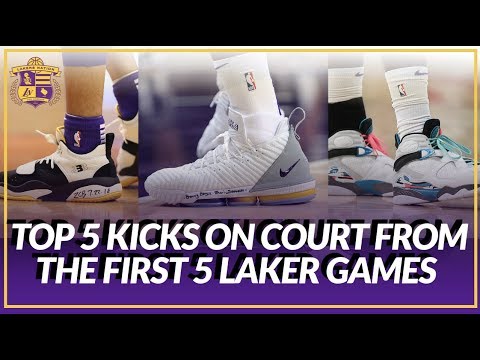Video: LakersNation Rankings: Top 5 Laker Kicks On Court From The First 5 Games