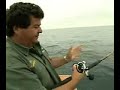 Fishing for bonita's with Dan Hernadez using a blue glo in the dark magic metal jig, just casting and reeling in towards the boat, using a shakespeare ugly stik rod with a fluger reel complete with 30 pound cajun red line.