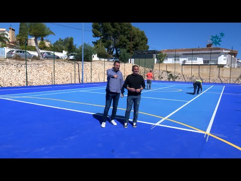 Renovación de la pista deportiva de Barranco Hondo