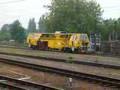 Fastline Track Tamper passing through Docaster Station