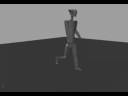 A block man animation