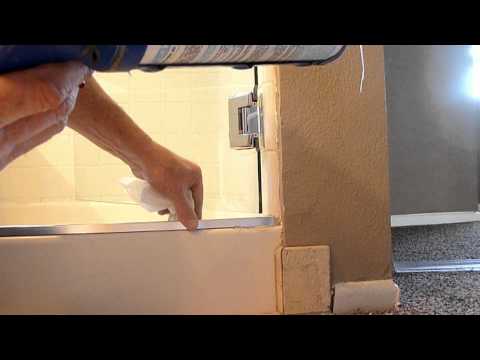how to design a shower with no door