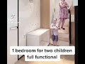 1 bedroom for two children full functional