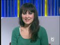 Amaral en La 2 Noticias (Entrev \"Llegar� la tormenta\").