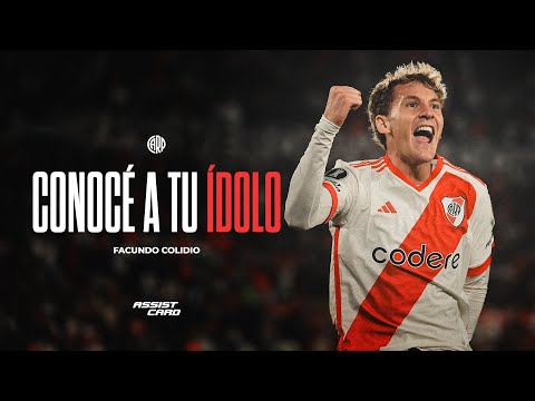 Facundo Colidio, mano a mano con los hinchas 