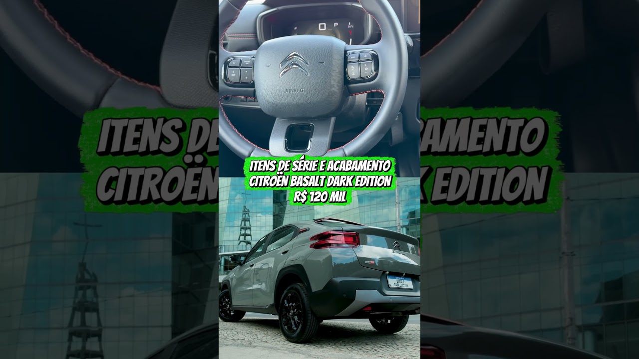 O interior do Citroën Basalt é "PREMIUM", mas faltou isso... 👀📱