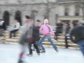 paris chronicles, no.1... paris' hotel de ville temporary winter ice rink, 2008. open to everyone and free if you own your own skates. a daily meeting place for a group of deft young skaters whose friends watch, meet up, hang out. flirting, competition, camaraderie, speed and grace. on the last day, march 9, some of this group of skaters did not want to leave so the police came...to avoid a riot? you'll see them being 