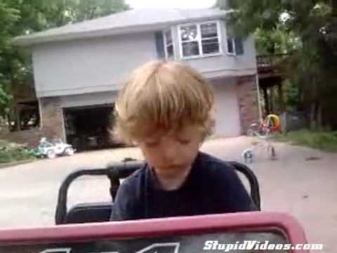 Watch 'Kid Falls Asleep while Driving Power Wheels'