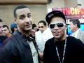 Melvin Ayala y Ariel Kelly Saludando