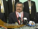 en arequipa, el presidente de la corte suprema de justicia, francisco távara, restó importancia al conflicto social de tacna e indicó que existen grupos extremistas que buscan el fracaso del foro apec 2008 a desarrollarse en el perú. según el presidente del poder judicial, francisco távara, el conflicto que se vive en tacna no se debería al pedido de distribución equitativa del canon minero, sino a la intención de grupos extremistas que buscan el fracaso rotundo de la cumbre del foro apec 2008. el magistrado anunció, además, que buscaría el diálogo con los dirigentes de la ciudad heroica para terminar el conflicto que los agobia. no obstante, instó a los gremios a desbloquear las carreteras si demandan soluciones inmediatas y atribuyó a grupos políticos son responsables de sucesos desatados en tacna. francisco távara córdova llegó a la ciudad blanca para participar del segundo congreso nacional de magistrados, evento que contó con la asistencia de más de trescientas personas.