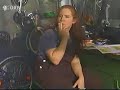 Rebecca Simoneit-Barum smokes