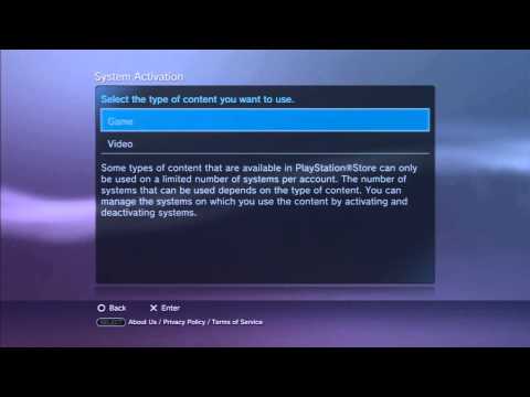 how to deactivate ps3
