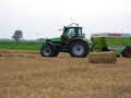 deutz agrotron 150 + claas quadrant 1200