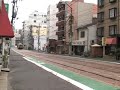広島電鉄・小網町電停・３号線広電西広島（己斐）行電車