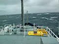 Ship Rolling in Typhoon