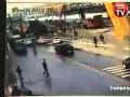 Truck Crashes Into Pedestrian Bridge
