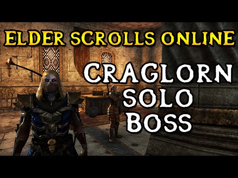 Elder Scrolls Online - Soloing Craglorn Boss Yamanu-Ko (1080p)