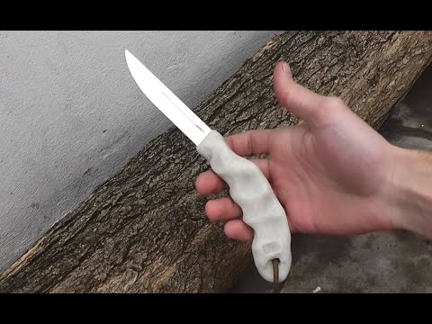 Как из пластика сделать ручку для ножа Как из пластика сделать ручку для ножа