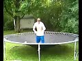 trampoline skateboarding front flip (fs roll)