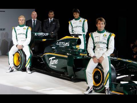 Presentaci&oacute;n del F1 Lotus Racing Team 