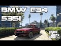 BMW E34 535i v2 для GTA 5 видео 4