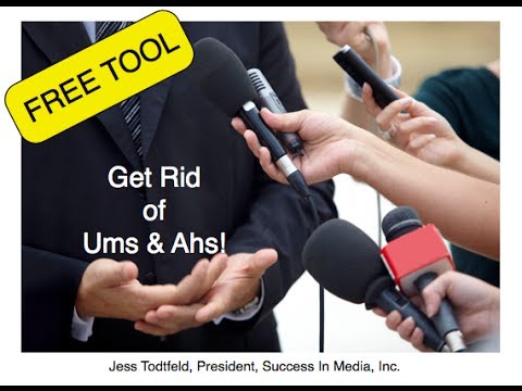 how to eliminate ums and ahs