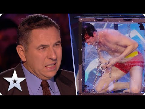 FEAR FACTOR! Christian Wedoy puts LIFE in Judges’ hands in DANGEROUS escape! | Auditions | BGT 2020