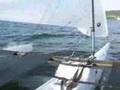 Adventure Trimaran 24 downwind on nets