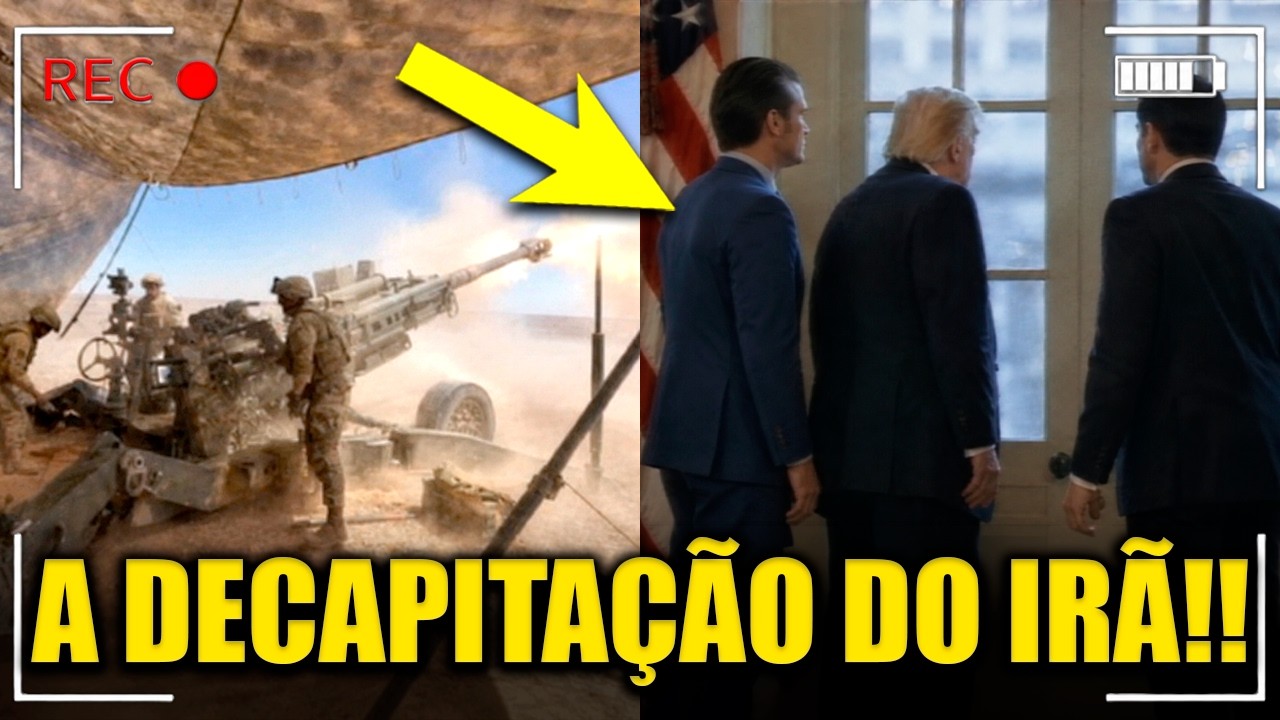 Trump se TRANCA EM CAMP DAVID para ordenar DECAPITAÇÃO FINAL AO IRÃ