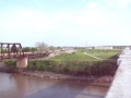 Heartland Flyer crosses the Trinity River