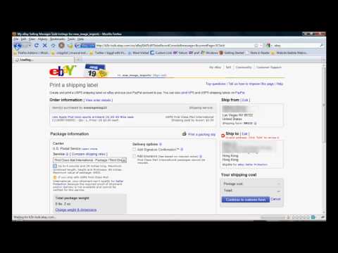 how to change your address on ebay