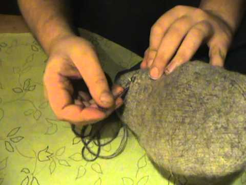 how to patch wool socks