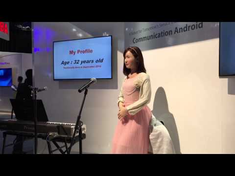ChihiraAico, el robot de Toshiba en CES 2015