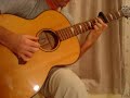 Linus and Lucy on acoustic guitar