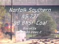Norfolk Southern 737 Northbound BNSF Sherer Coal Train V2 Austell,Ga 11-29-09©