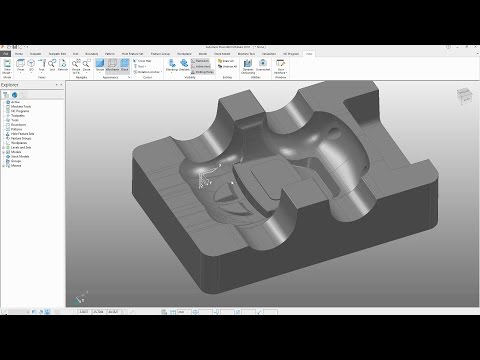 PowerShape 2018 Getting Started - Tutorial 5 - Designing Slides and Starting PowerMill