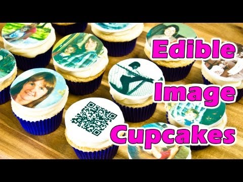 how to attach edible cake topper