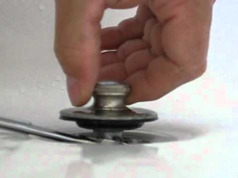how to remove a pop up drain