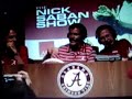 Coach Saban getting fired up