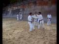 Karate on the beach, Okinawa