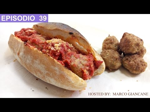 Meatball Sandwich Sub - Receta Italiana De Albondigas Con Pan