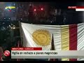 Esperando a Chávez frente al Palacio de Miraflores