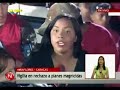 Esperando a Chávez frente al Palacio de Miraflores